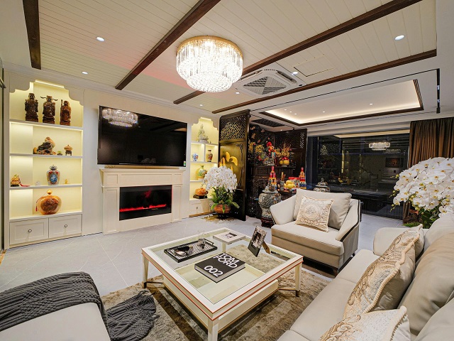 Giải pháp thiết kế chiếu sáng phòng khách hiện đại, thông minh