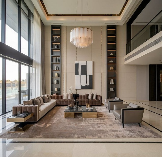 Giải pháp thiết kế chiếu sáng phòng khách hiện đại, thông minh