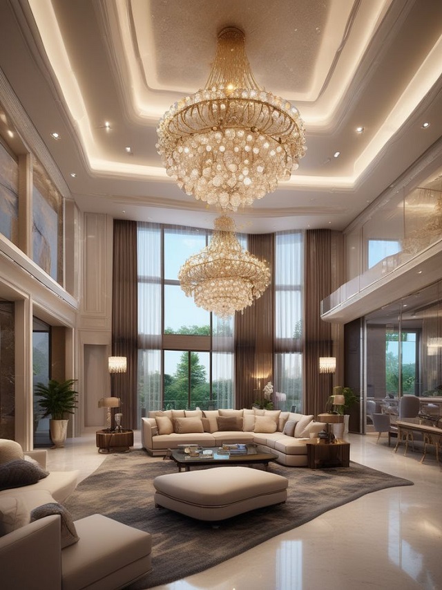 Giải pháp thiết kế chiếu sáng phòng khách hiện đại, thông minh