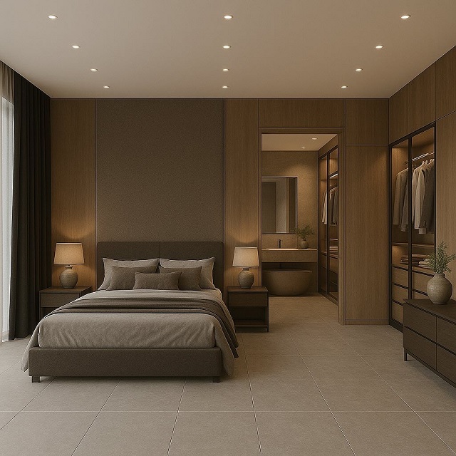 Thiết kế chiếu sáng phòng ngủ đẹp, khoa học, tốt cho sức khỏe