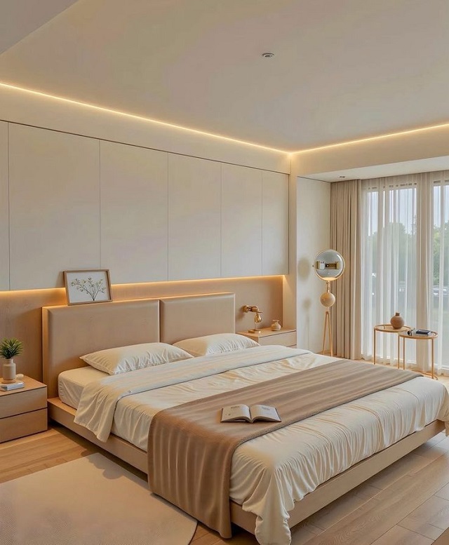 Thiết kế chiếu sáng phòng ngủ đẹp, khoa học, tốt cho sức khỏe