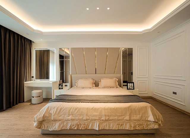 Thiết kế chiếu sáng phòng ngủ đẹp, khoa học, tốt cho sức khỏe