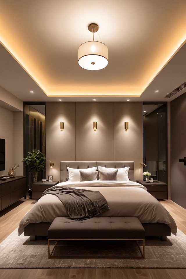 Thiết kế chiếu sáng phòng ngủ đẹp, khoa học, tốt cho sức khỏe