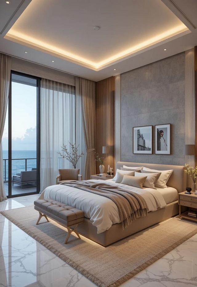 Thiết kế chiếu sáng phòng ngủ đẹp, khoa học, tốt cho sức khỏe