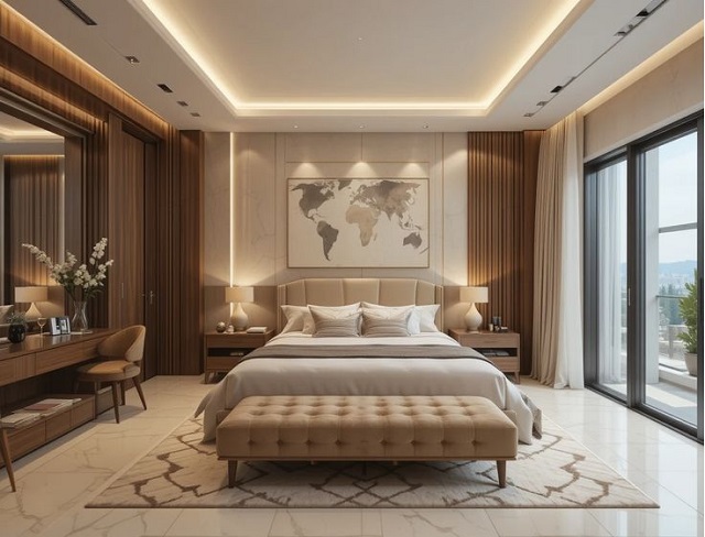 Thiết kế chiếu sáng phòng ngủ đẹp, khoa học, tốt cho sức khỏe