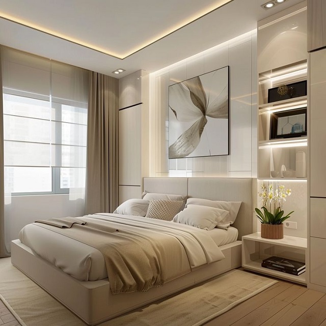 Thiết kế chiếu sáng phòng ngủ đẹp, khoa học, tốt cho sức khỏe