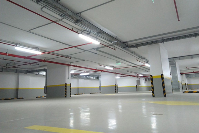 Giải pháp chiếu sáng đèn tầng hầm chuẩn kỹ thuật, an toàn