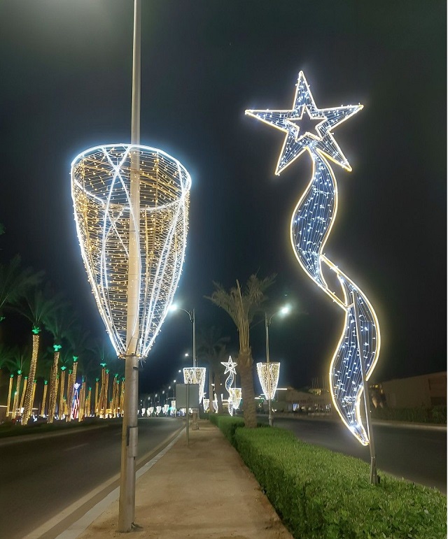 Mẫu đèn Led trang trí cột điện đường phố thẩm mỹ cao