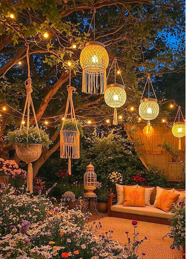 Top 10 ý tưởng sử dụng đèn trang trí cây đẹp nhất