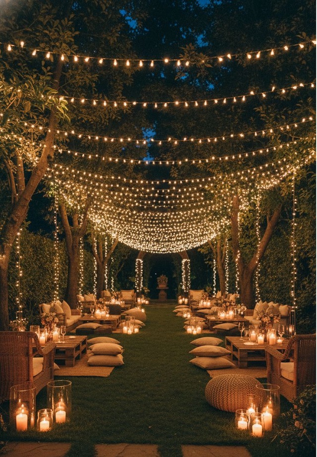 Top 10 ý tưởng sử dụng đèn trang trí cây đẹp nhất