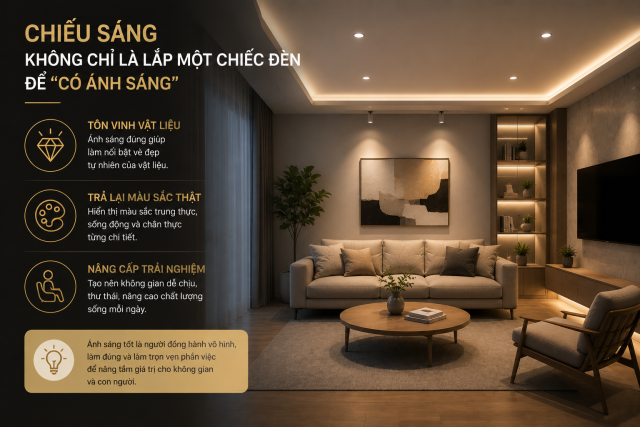 ÁNH SÁNG KHÔNG CHỈ CÓ SÁNG HAY TỐI, ÁNH SÁNG CÒN CÓ “SẠCH” VÀ “BẨN”